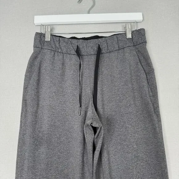Lululemon Womens Sweat Pants 4 Heathered Gray On the Fly 7/8 Jogger Lounge Gym - Picture 2 of 15